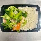 Best Shrimp with Mixed Vegetable in White Saucce (Combo Platter) in Bowie, MD